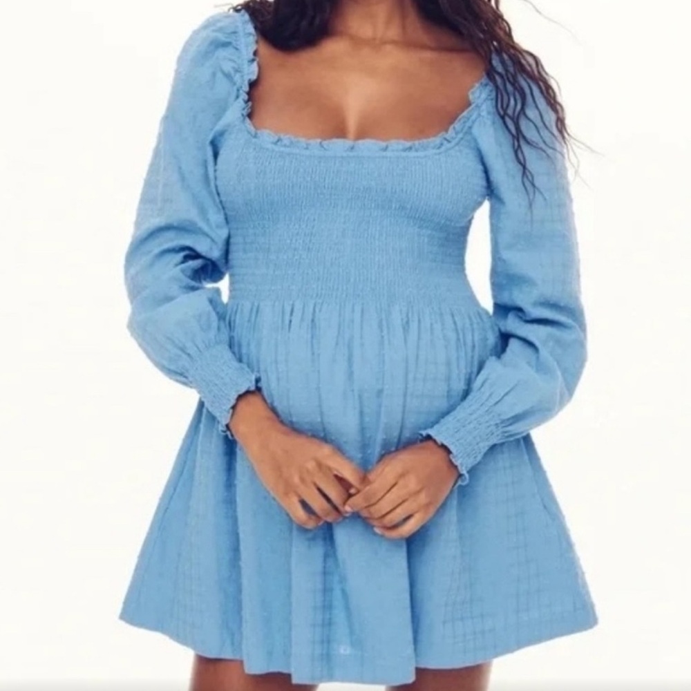 Hill House Norah Nap Dress Hydrangea Blue S